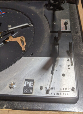 Vintage Perpetuum Ebner PE 3048 Parts:Gear,logo,shell,levers,idlerwheel and more