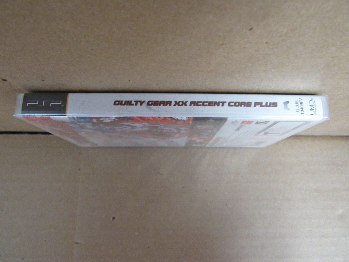 NEW SEALED PSP GUILTY GEAR XX ACCENT CORE PLUS GAME (29F