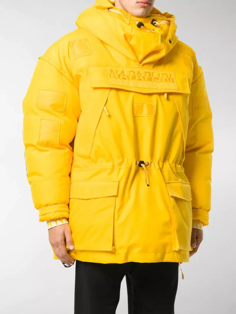 napa by martine rose skidoo yellow puffer parka size 3 jacket napapijri  anorak