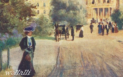 Rarität Marienbad gez. Charles F. Flower Kutsche Tuck Karte No. 700 20.6.1914