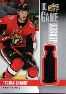 Thomas Chabot Ottawa Senators 2019-20 Upper Deck UD Game Jersey GJ-TC