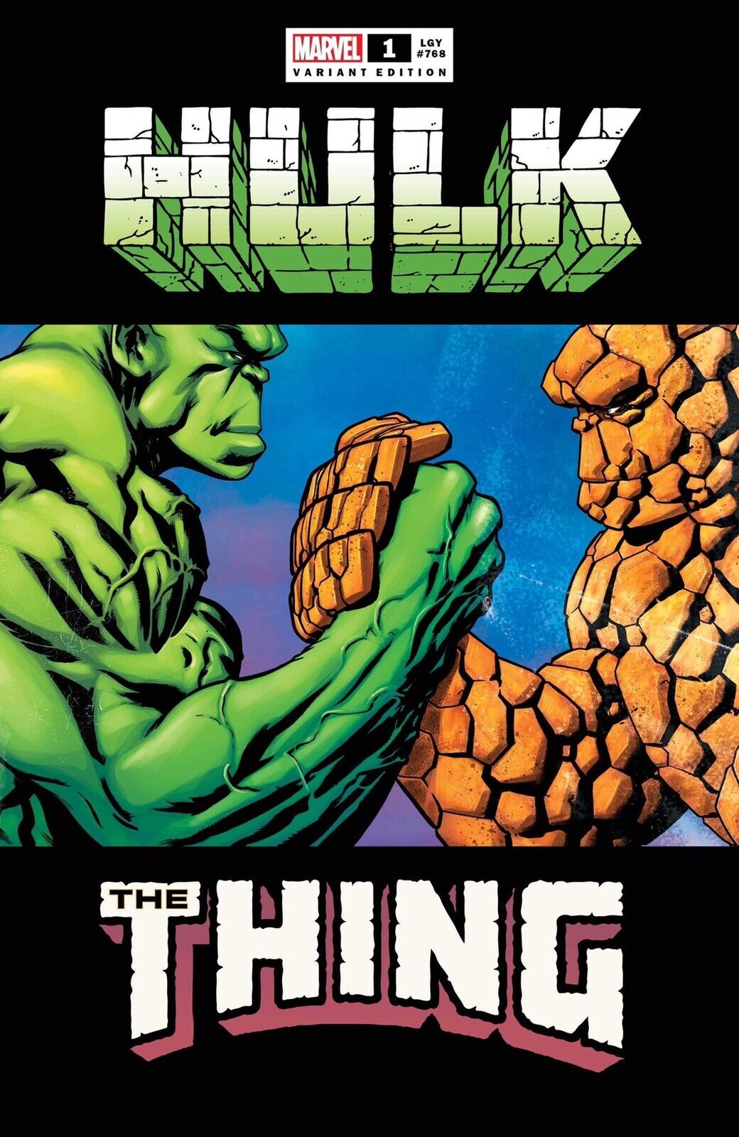 🚨💥 HULK #1 MIKE MCKONE Exclusive Thing Handshake Meme Variant NM Gemini