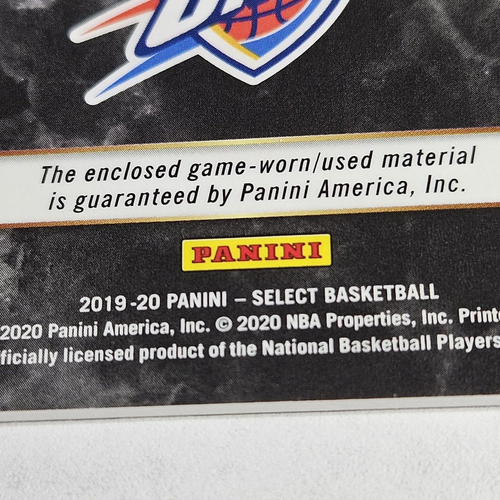 2019-20 Select Basketball Throwback Jersey Purple #TM-SIB Serge Ibaka #16/99 - Picture 4 of 4