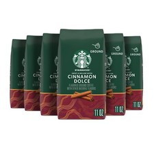 Starbucks Cinnamon Dolce Flavored Ground Coffee Pack of 6 11 Ounce Bags