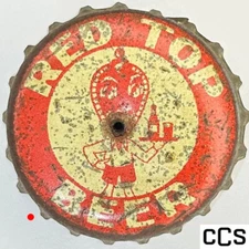Red Top Brewing Co. BEER cork lined beer bottle cap 1933-1935
