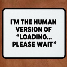 Office Humor 9.5 x 8 Mouse Pad With Anti-Slip Rubber Backing Made In USA