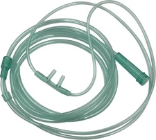 5pk Adult Oxygen Cannula w/Tabbed Nose Piece Soft Straight Prongs & 6.5Ft Cru...