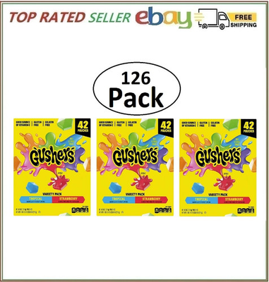#ad #ad Gushers Strawberry Splash and Tropical Flavor Fruit Snacks 126 ct $94.80