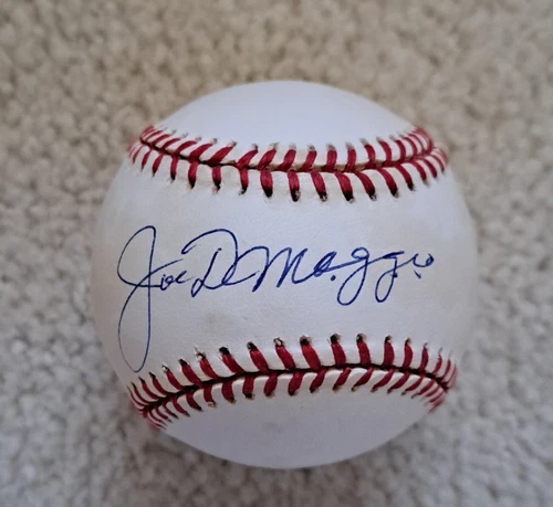 JOE DIMAGGIO SIGNED AUTOGRAPHED OAL BASEBALL FULL JSA LETTER