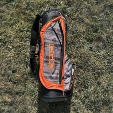 Ogio Dime Cart Golf Bag Orange Gray 6 Way