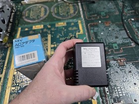 NEC PC Engine Core Grafx AC Power Adapter PAD-105 Official DC 9V 650mA w/Box-SEE