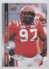 2021 Upper Deck CFL Blank Back Derek Wiggan #113 l5j