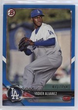 2018 Bowman Prospects Blue 73/150 Yadier Alvarez #BP22 10k8