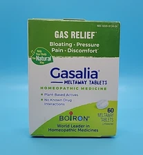 Boiron Gasalia Quick-Dissolving Tablets, 60 Tablets EXP 11-2025