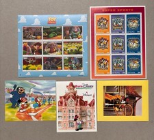 581. Disney 5 pcs MNH Mickey Mouse Toy story Sport Disneyland Donald Cartoons