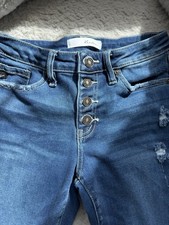 KanCan Women's Super Skinny Distressed Jeans High Rise, Size 7/27