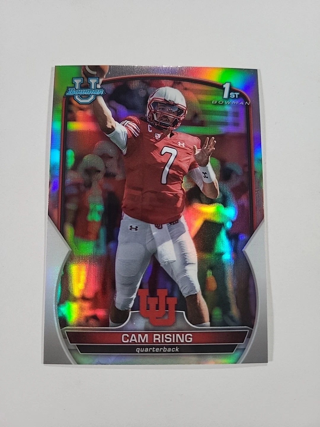 2022 Bowman Chrome University Utah Cam Rising 1st Refractor #76