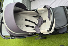 Noordi Pushchair Single Seat Unisex Grey & Black with Underseat Basket
