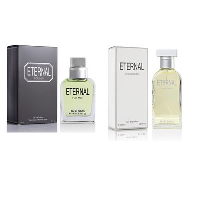 Eternal Cologne & Perfume Set - 3.4oz Each   - Inspired by Calvin Klein Eternity