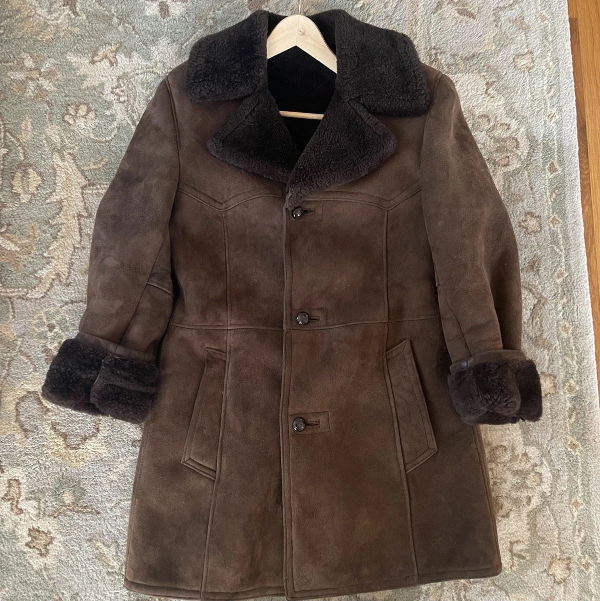 Suede Shearling Coat products for sale | eBay
