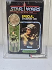 1985 Vintage  Kenner Star Wars POTF LEIA COMBAT PONCHO MOC Unpunched 🔥 AFA 75