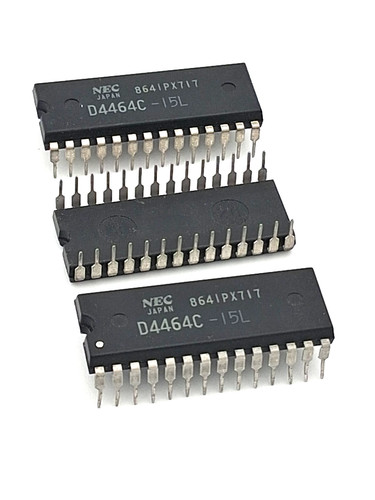 ( 3 PCS ) NEC D4464C-15L 4464 6264 8K X 8 CMOS Static RAM