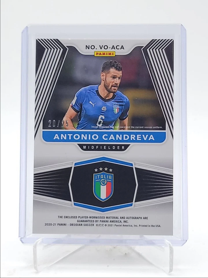 ANTONIO CANDREVA 2020 OBSIDIAN VOLCANIC PATCH ORANGE ETCH AUTO /25 Q5918 - Image 2 of 2