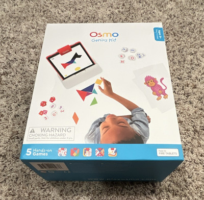 Osmo Genius Kit 5 Hands-On Educational Games for iPad & Fire Tablets