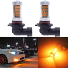 2pcs Amber Yellow 9006 HB4 LED Fog Light Bulb Car Truck Fog Driving Lamp Replace