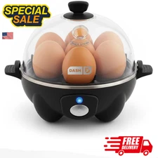Electric Egg Cooker - Rapid Hard Boiled, Poached, Scrambled & Omelet Maker
