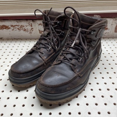 Ecco Track 25 Hiking Boots Gore-Tex Brown Leather Mens Size 47 EU 12.5 US