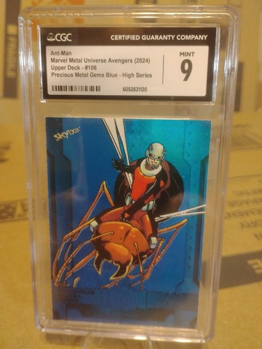 2024 Skybox Marvel Avengers PMG Blue Ant-Man High Series /50 CGC 9