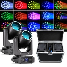 2stk 250W Moving Head LED RGBW DMX Strahl Mit...