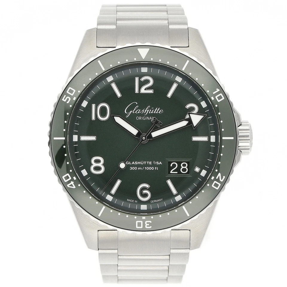 GLASHÜTTE ORIGINAL SEAQ PANORAMADATUM 136130783 UNWORN 05/2025