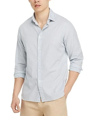 Mens Glen Plaid Long Sleeve Button-Down 196667472677 Small RT $108.0