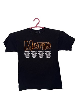 Obey x Misfits Fiend Club Skull Collab T-Shirt Black Size Medium