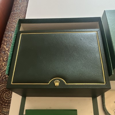 Rolex ?% Authentic empty presentation storage box with booklets, card, case, bag Rolex Paper/Cardboard Watch Presentation Box (Single)s for  main image 4
