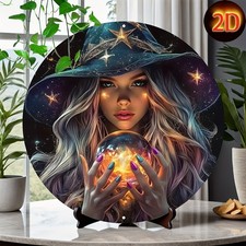 Gothic Witch Wall Art 8x8"