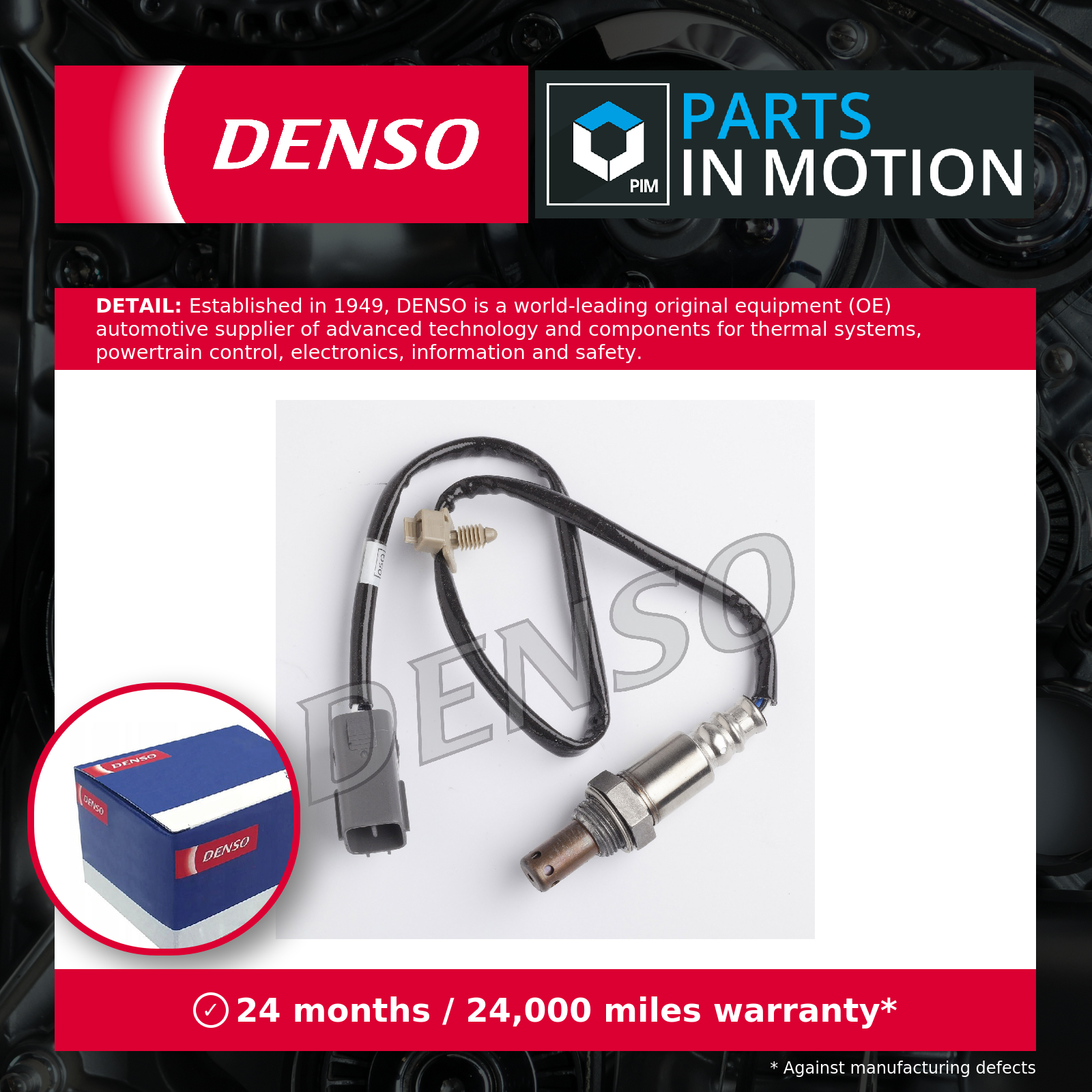 Lambda Sensor fits MAZDA RX8 1.3 03 to 08 13B-MSP 5-Speed Manual Transmission - Image 4