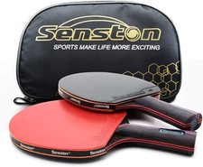 Professional Table Tennis Paddle Advance Intermediate Ping Pong Paddles Set of 2