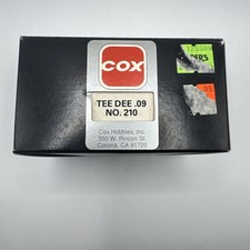 COX TEE-DEE .09 No. 210 Engine Front Rotary Valve Rare - Open Box
