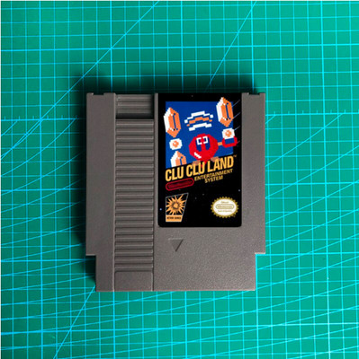 Clu Clu Land ROM Video Game Card for NES