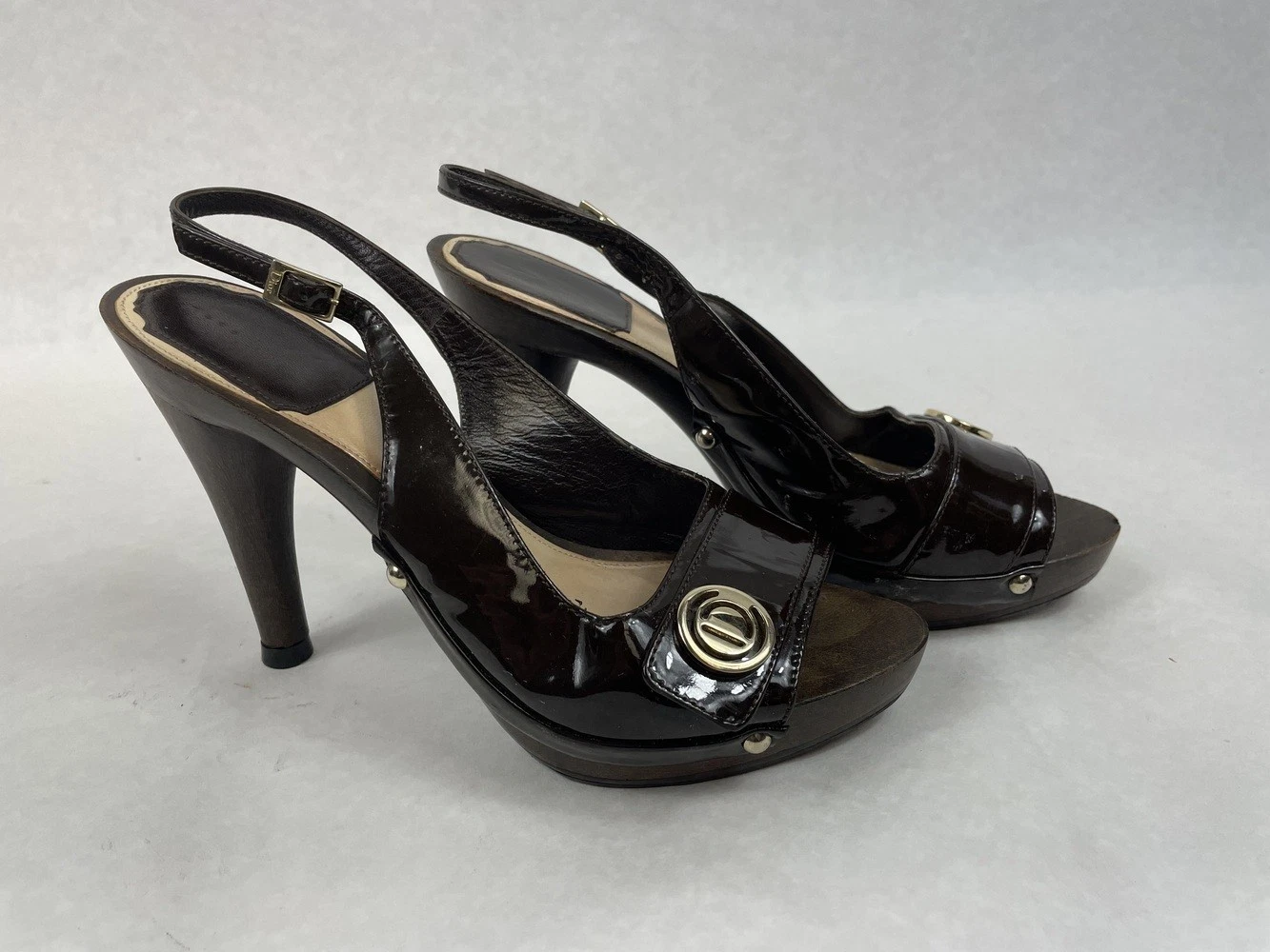 Escarpins Christian Dior marron taille opéens (taille 4 USA) (141236939)