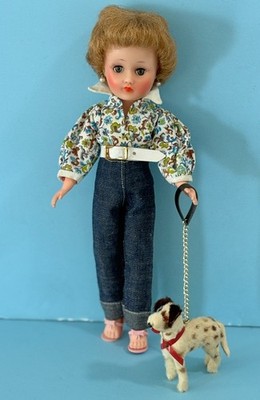 Vintage Genuine Fur Dog for Madame Alexander Cissette, Ginny, Little Miss Revlon