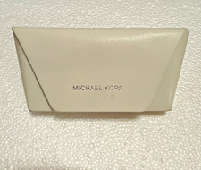 Michael Kors Beige Hard Clamshell Case for Women s Glasses
