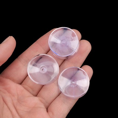 4x Doppelseitige Saugnäpfe Glas Tischplatte Halter Wandregal Aufbewahrung Aufhänger