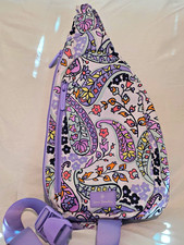 Vera Bradley Lavender Multicolor Paisley Slin...