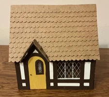Model Railroading Hand Built House #1 BALSAWOOD & Cardboard