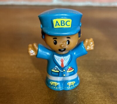 Fisher Price Little People ABC Train Engineer Conductor African ...