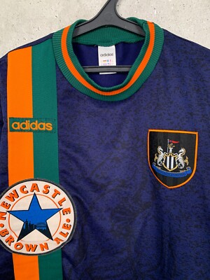 NEWCASTLE UNITED 1997 1998 AWAY FOOTBALL SHIRT ADIDAS JERSEY